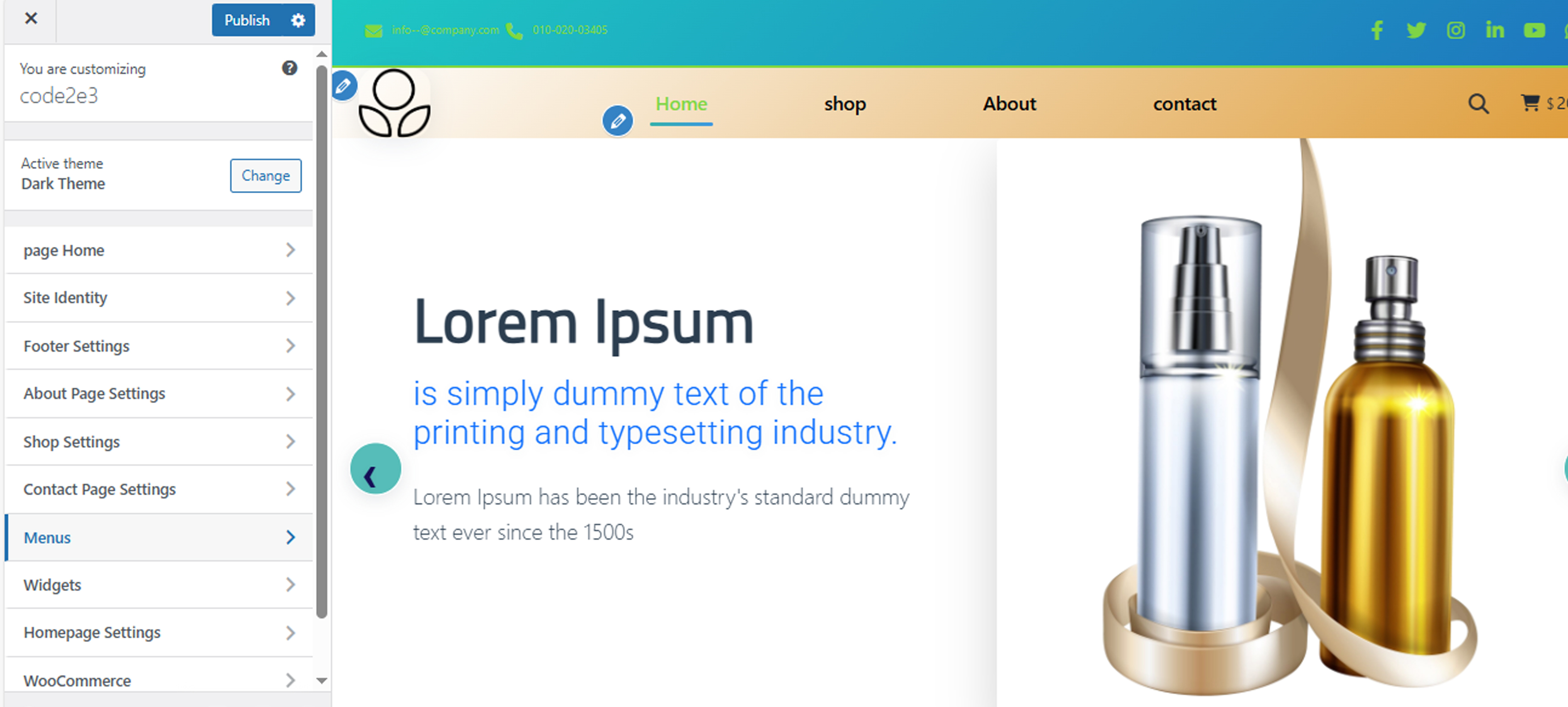 WordPress Customizer