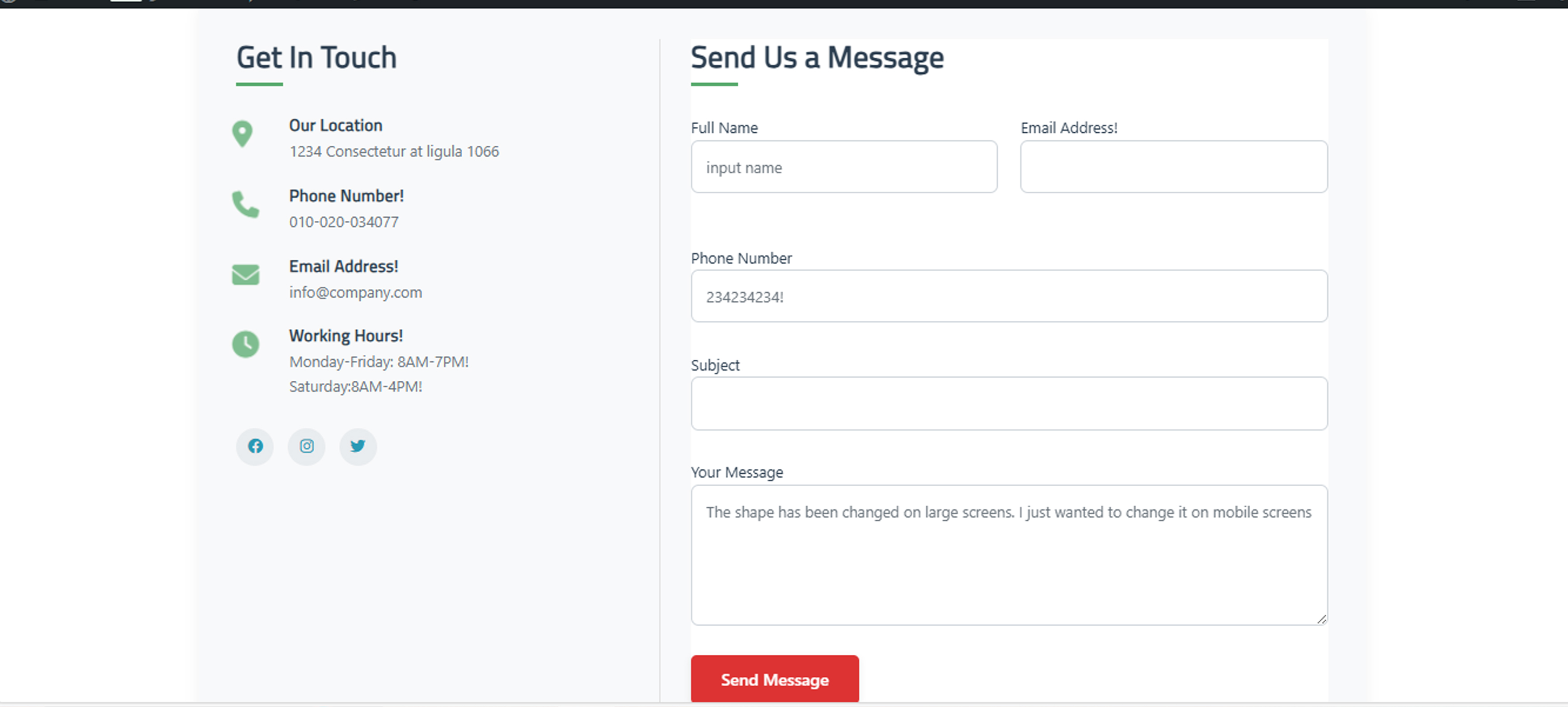 Contact Form